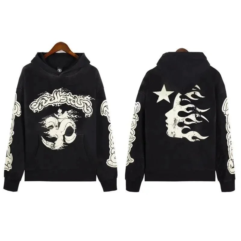 Hellstar Hoodies & Sweatshirts Graphic Pullover Hoodie image 5