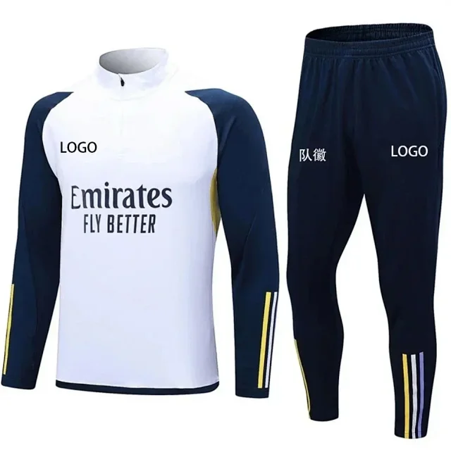 Paris Saint-Germain Tracksuits Football training tracksuit with half-zip top and tapered pants product detail image 4