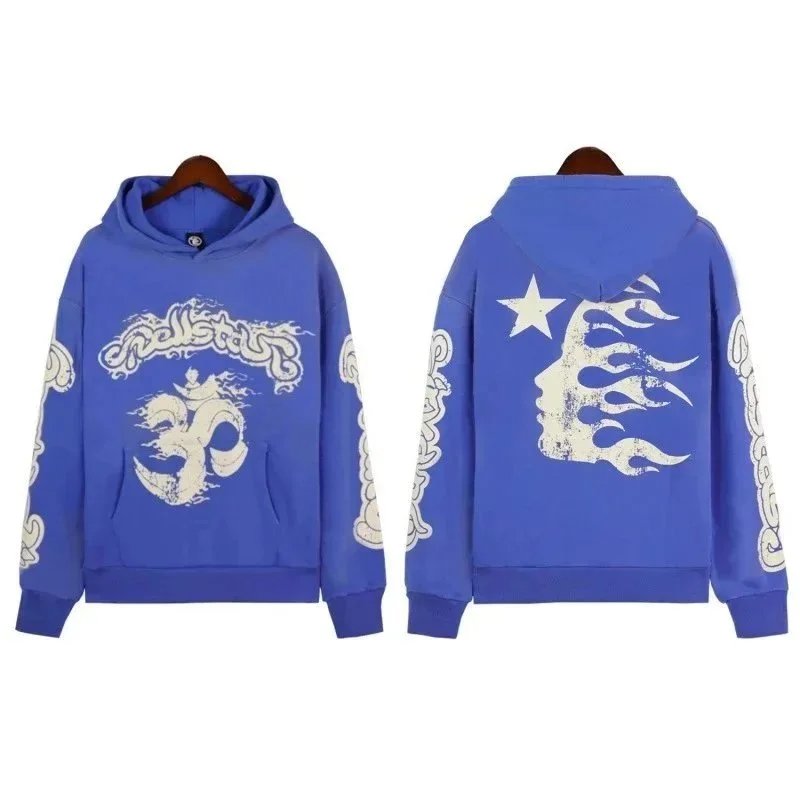 Hellstar Hoodies & Sweatshirts Graphic Pullover Hoodie — ALBB-LMWY-0043