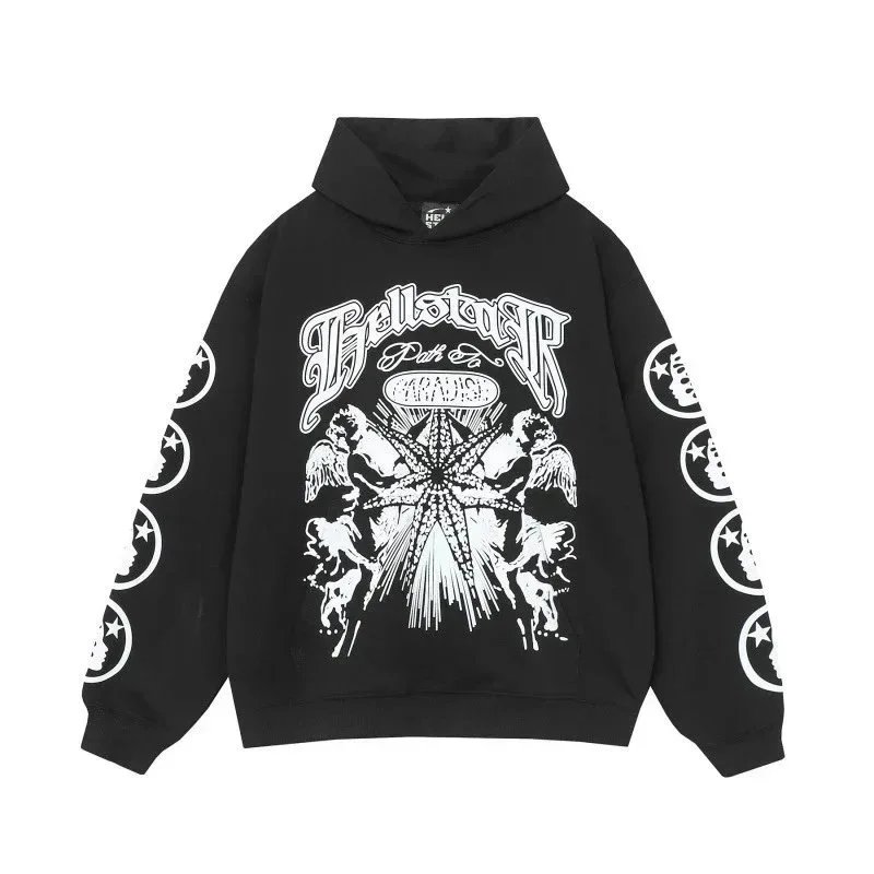 Hellstar Hoodies & Sweatshirts Graphic Pullover Hoodie — ALBB-LMWY-0067