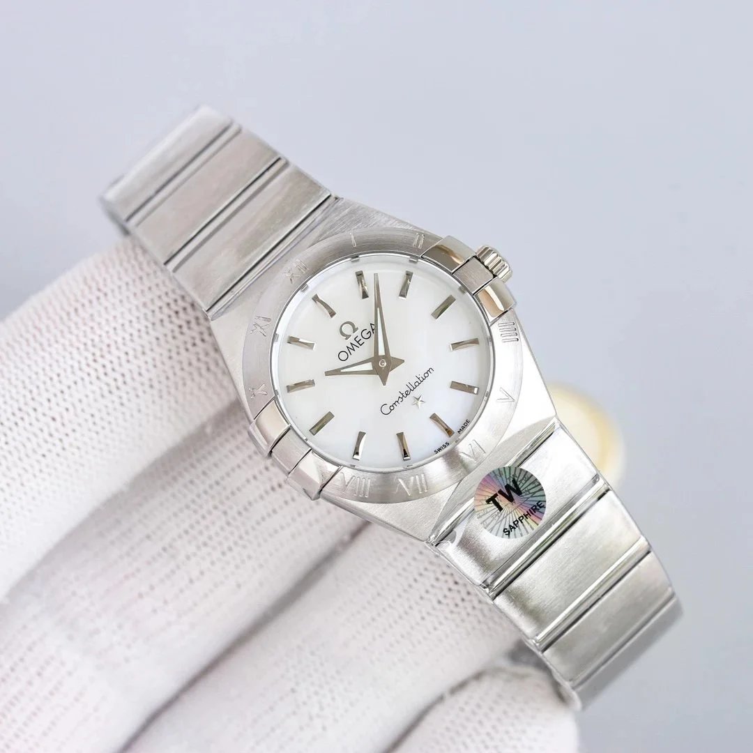 Omega Constellation Co-Axial Chronometer Black Dial Two-Tone Steel and Rose Gold Mechanical Watch - 6