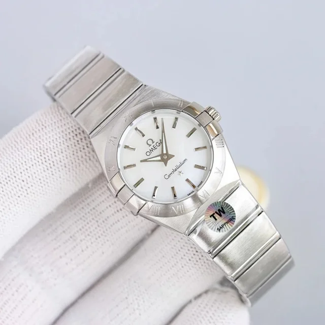 Omega Watches Constellation stainless steel bracelet watch product detail image 5