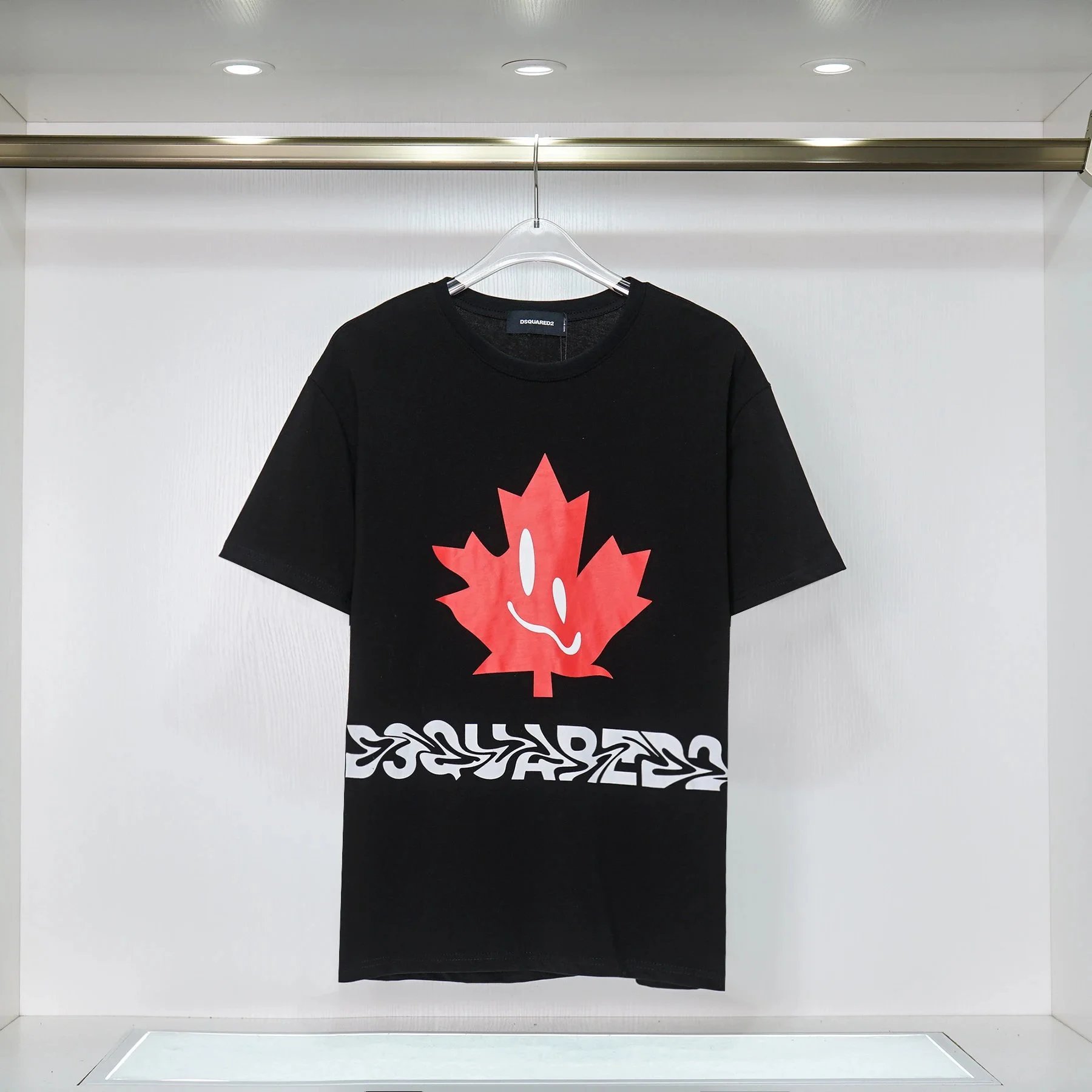 Casablanca T-Shirts Short-Sleeve Graphic Logo T-Shirt — 29 Black