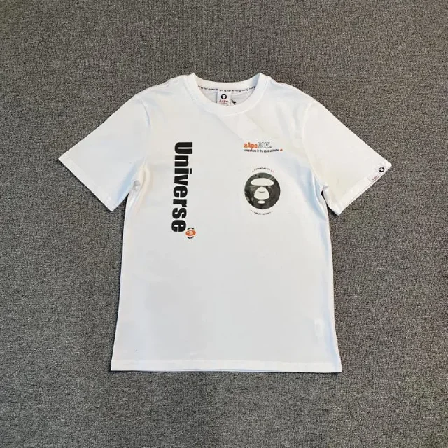 BAPE T-Shirts Short-Sleeve Ape Head Graphic T-Shirt product detail image 4