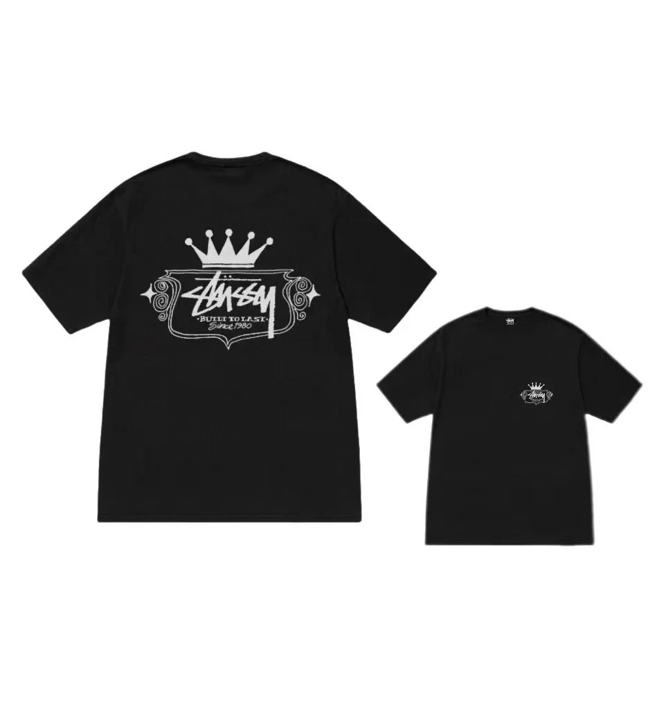 Stüssy T-Shirts Short-Sleeve Graphic Print T-Shirt — 40
