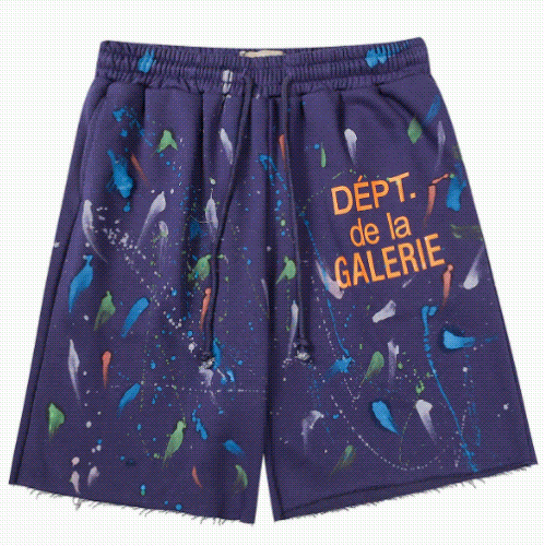 Unbranded Shorts Paint-Splatter Graphic Drawstring image 1