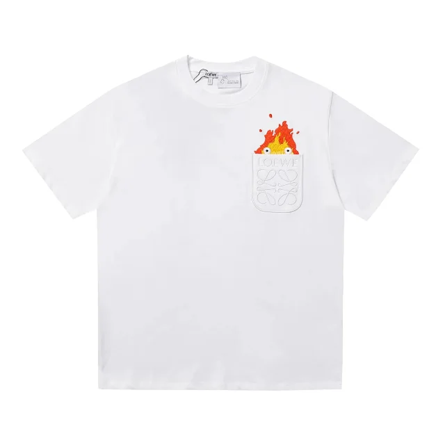 Loewe T-Shirts Anagram Logo Graphic product detail image 7