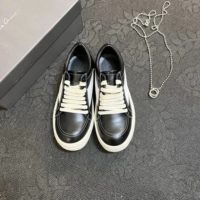 Rick Owens Sneakers Low-top lace-up with contrast rubber toe caps product detail image 9