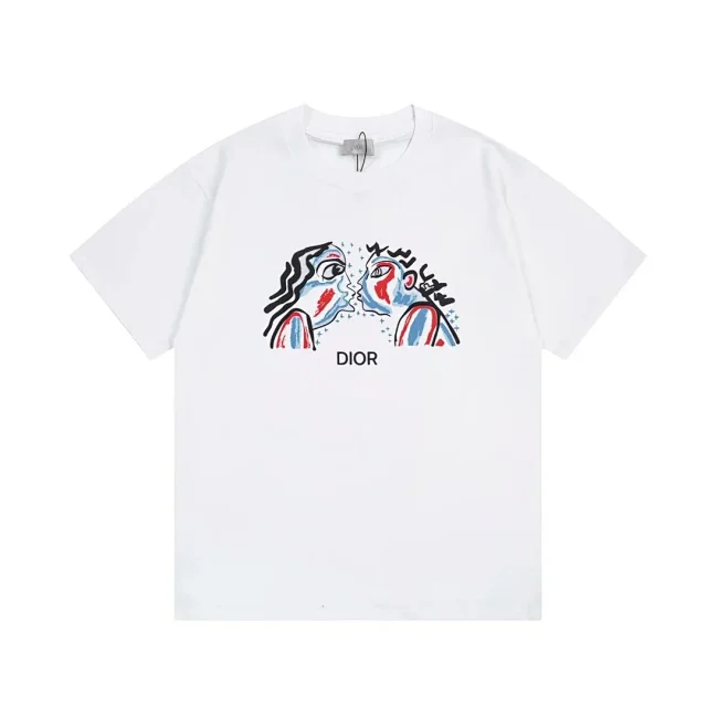 Dior T-Shirts Short-sleeve logo graphic product detail image 3