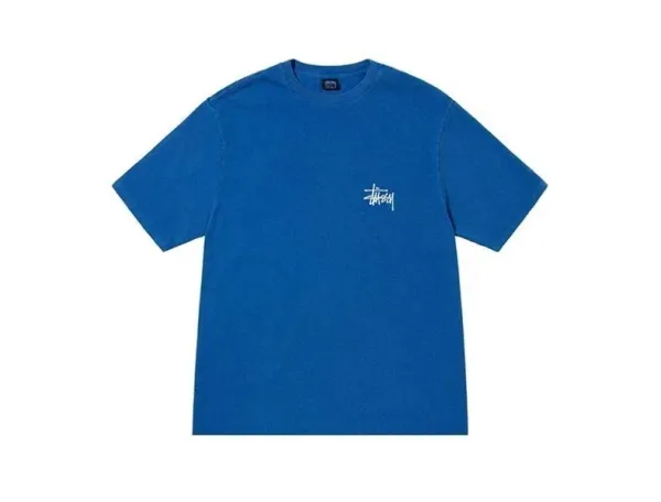 Stüssy Classic Logo T-Shirt Royal Blue T-Shirt - 1
