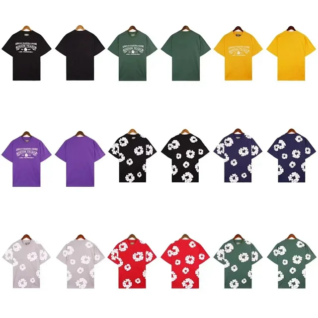 Denim Tears T-Shirts Cotton Wreath Print product detail image 1