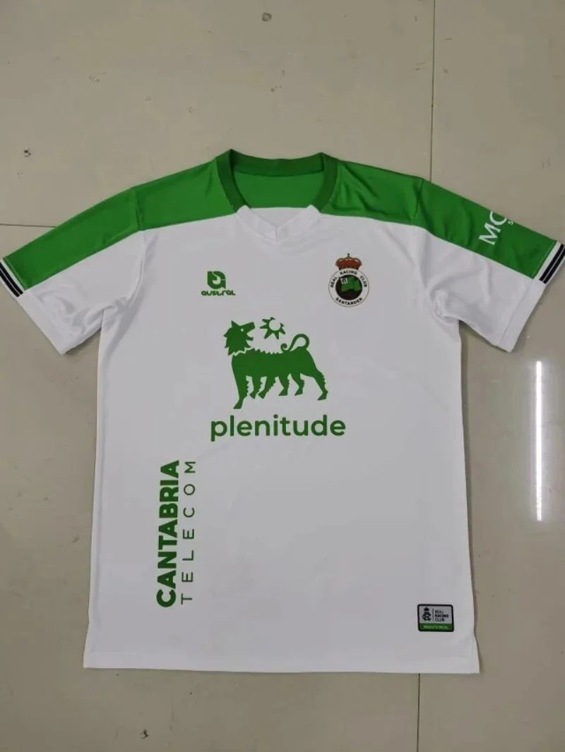 Real Racing Club Santander x Auspol 2023 Home Jersey White/Green - 1