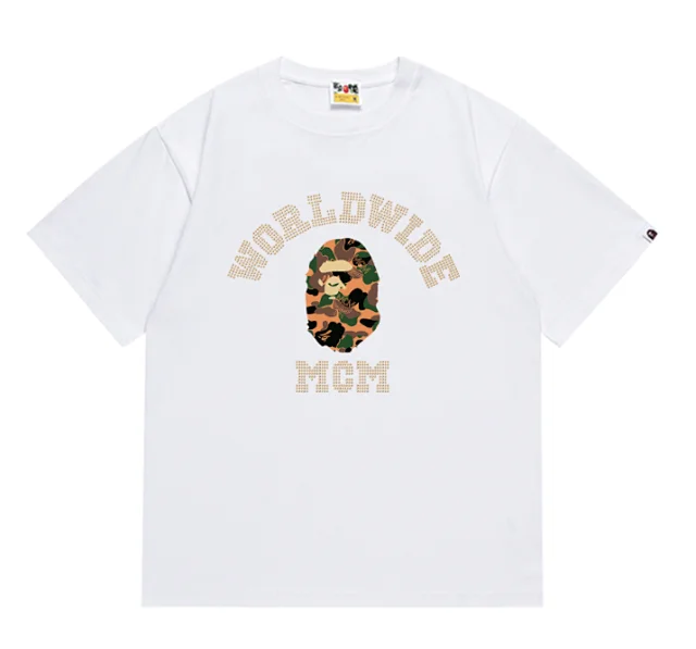 A Bathing Ape T-Shirts Short-sleeve camouflage Head graphic product detail image 10