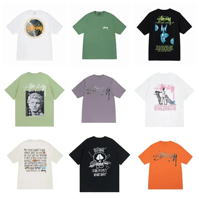Stüssy T-Shirts Short-Sleeve Graphic Logo T-Shirt product detail image 1