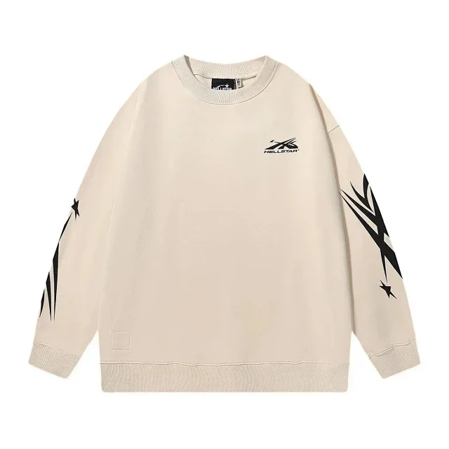 Hellstar Hoodies & Sweatshirts Graphic Print Crewneck Sweatshirt product detail image 9