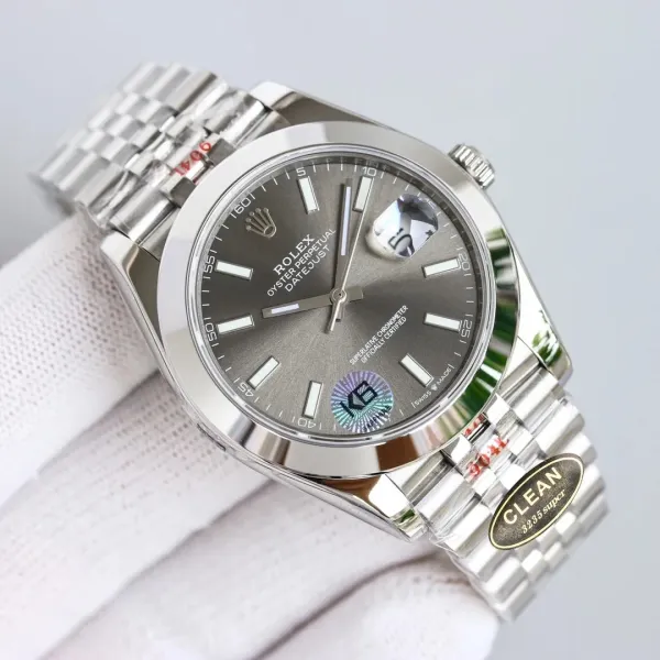 Rolex Datejust 41 Gray Dial Stainless Steel Mechanical Watch - 1