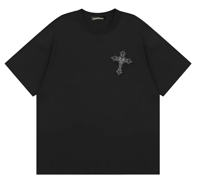 Chrome Hearts T-Shirts Cross Graphic Short-Sleeve T-Shirt product detail image 3