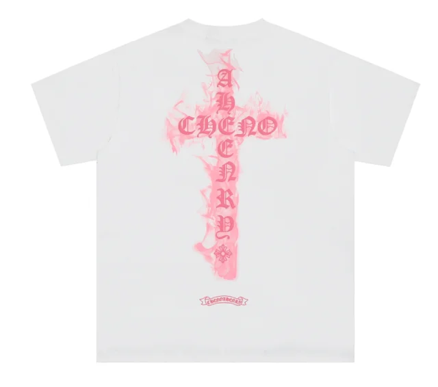 Chrome Hearts T-Shirts Cross Graphic Short-Sleeve T-Shirt product detail image 6