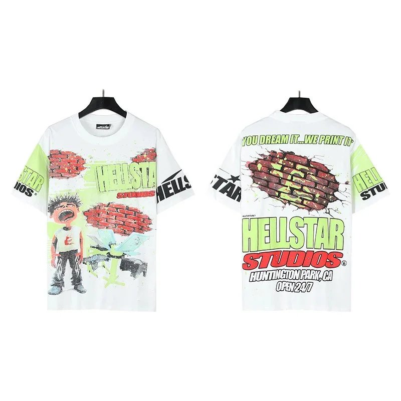 Hellstar T-Shirts Short-Sleeve Graphic T-Shirt — 54