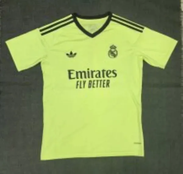 Adidas Real Madrid 2023-24 Third Jersey Fluorescent Yellow Jersey - 1