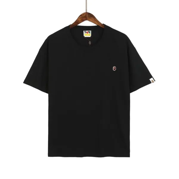 A Bathing Ape Classic Logo Black T-Shirt - 1