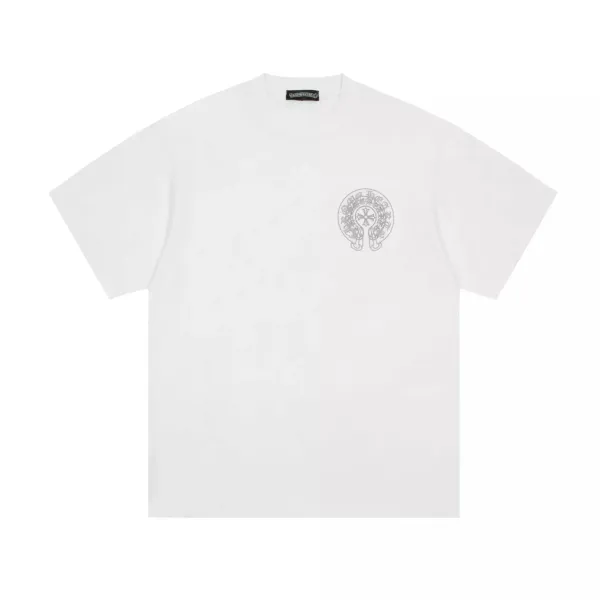 Chrome Hearts x Thom Browne White Cross Motif T-Shirt - 3