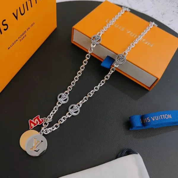 Louis Vuitton LV Chain Necklace Multicolor Jewelry - 1