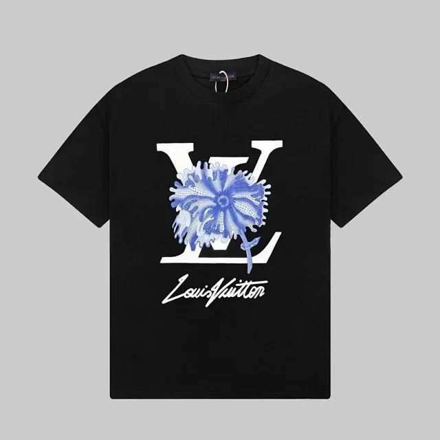 Louis Vuitton T-Shirts Short-Sleeve Graphic Logo product detail image 9