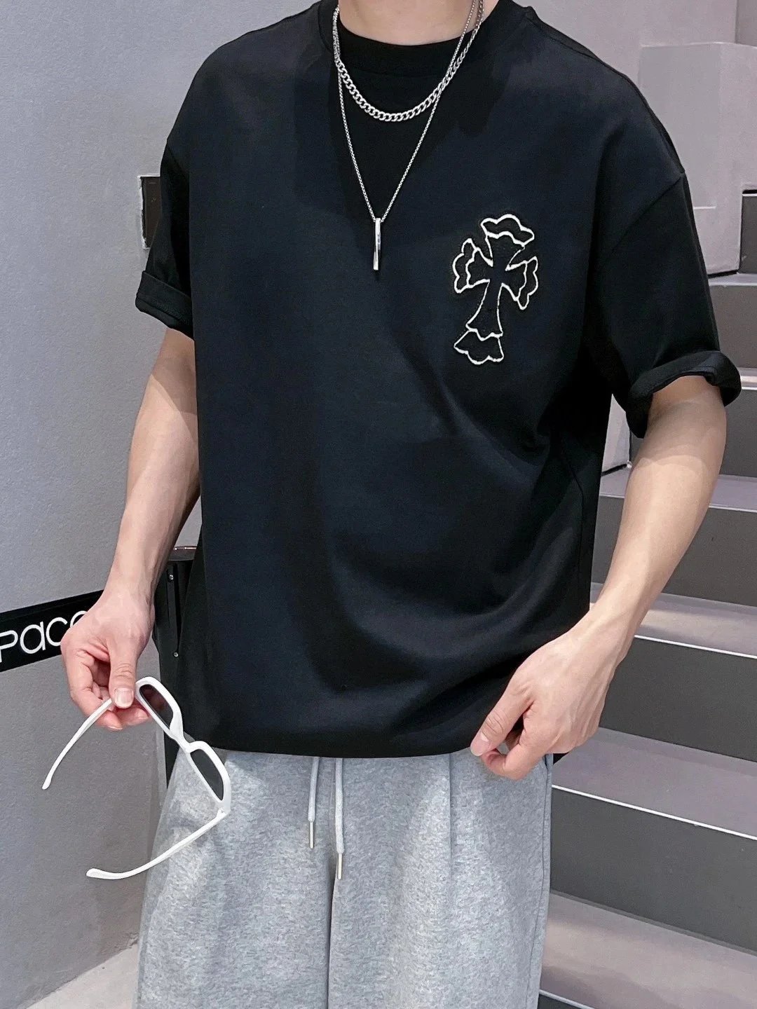 Chrome Hearts T-Shirts Short-Sleeve Graphic T-Shirt — 37