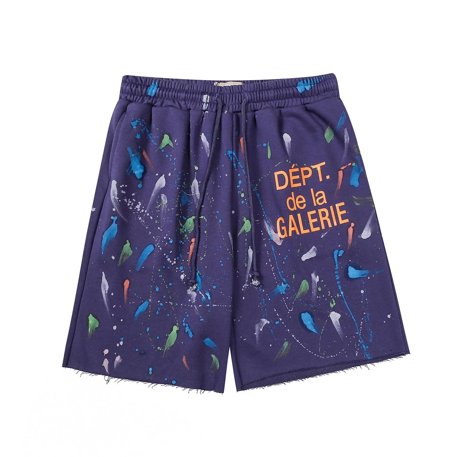 Unbranded Shorts Paint-Splatter Graphic Drawstring image 3