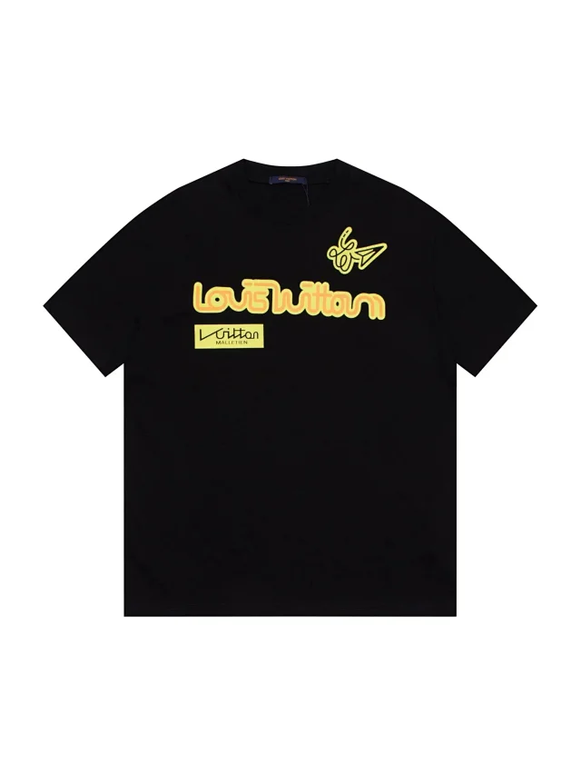 Louis Vuitton T-Shirts Graphic Logo Print product detail image 10