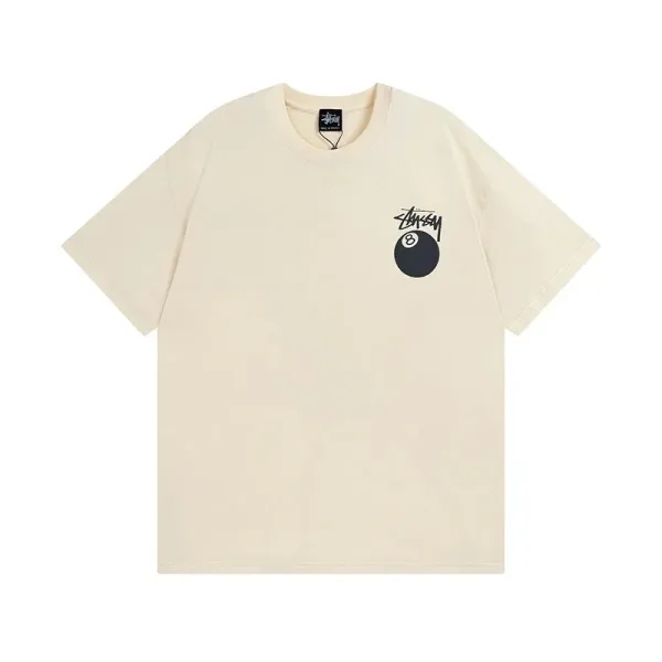 Stüssy 8-Ball Graphic T-Shirt Beige T-Shirt - 1