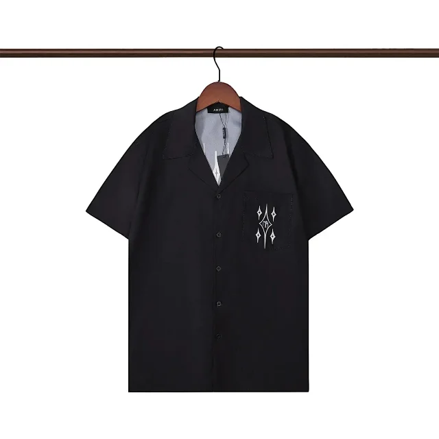 AMIRI Shirts Short-Sleeve Graphic Button-Up product detail image 6