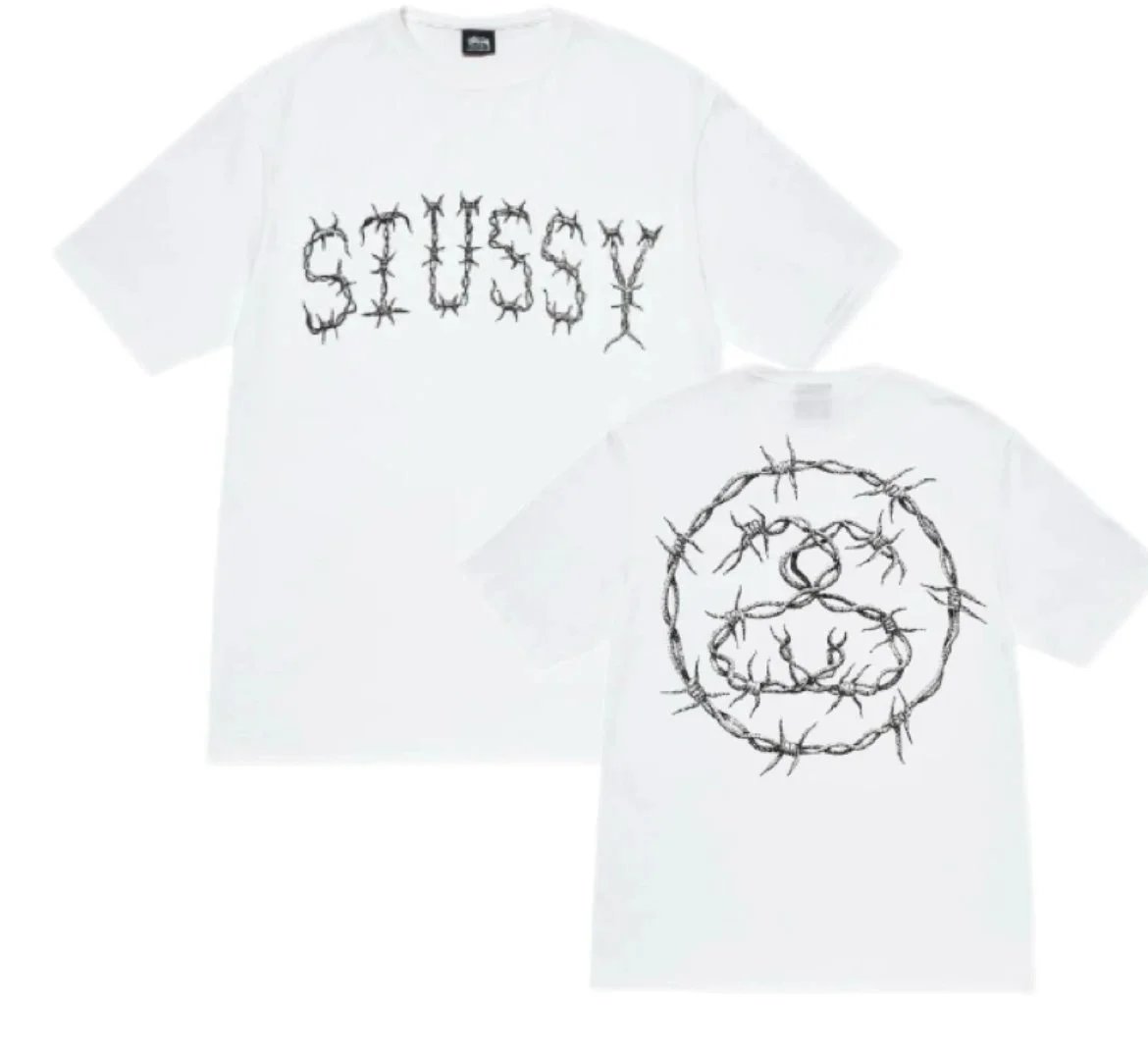 Stussy Heart Logo Oversized T-Shirt Black - 4