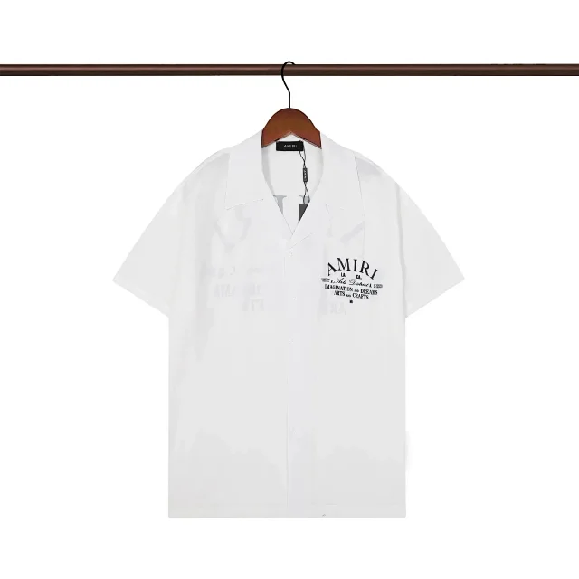 AMIRI Shirts Short-Sleeve Graphic Button-Up product detail image 9
