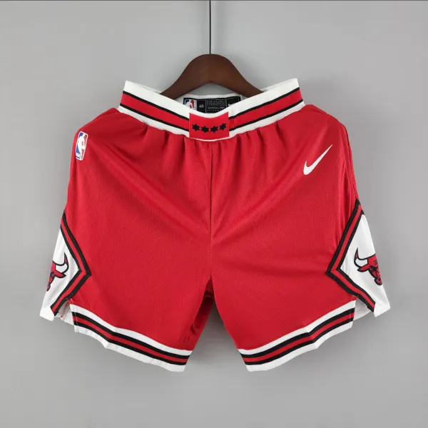 Nike Chicago Bulls City Edition Swingman Shorts Red - 1