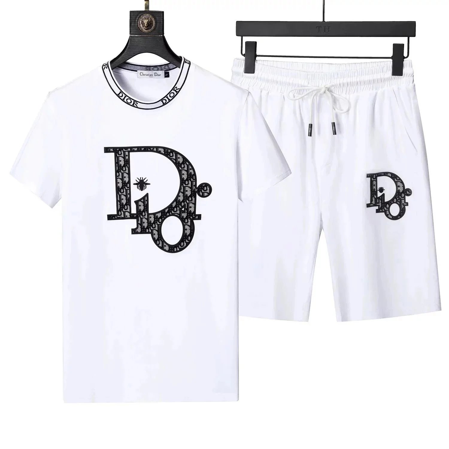 Dior Matching Sets Short-Sleeve T-Shirt and Drawstring Shorts Set image 7