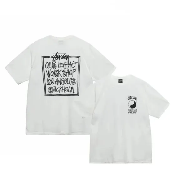 Stussy Our Legacy Workshop White T-Shirt - 1