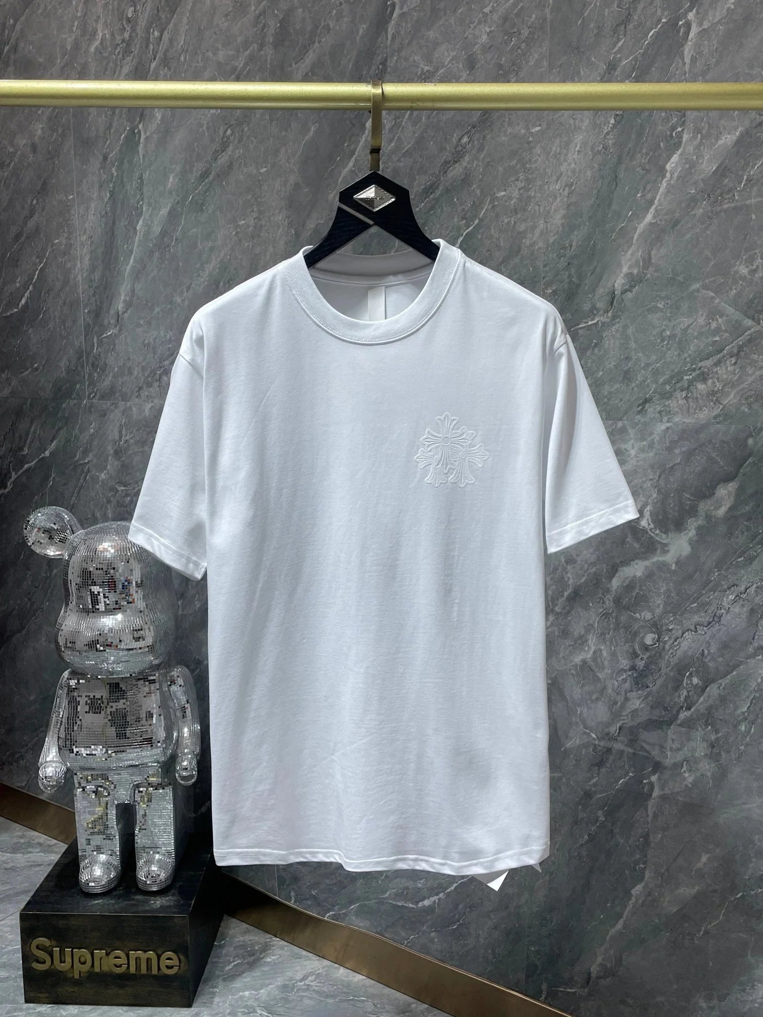 Chrome Hearts T-Shirts Oversized Pocket Cross Graphic — 20