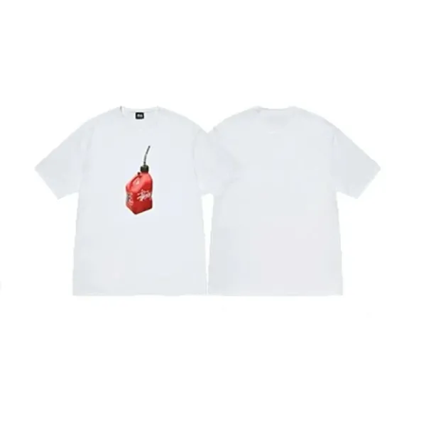 Stüssy Gas Can T-Shirt White - 1