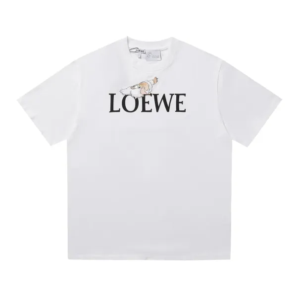 Loewe x Studio Ghibli Totoro Logo T-Shirt White - 1