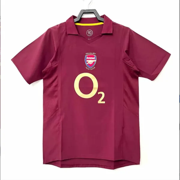 Arsenal x O2 1990-2000 Anniversary Jersey Burgundy - 1