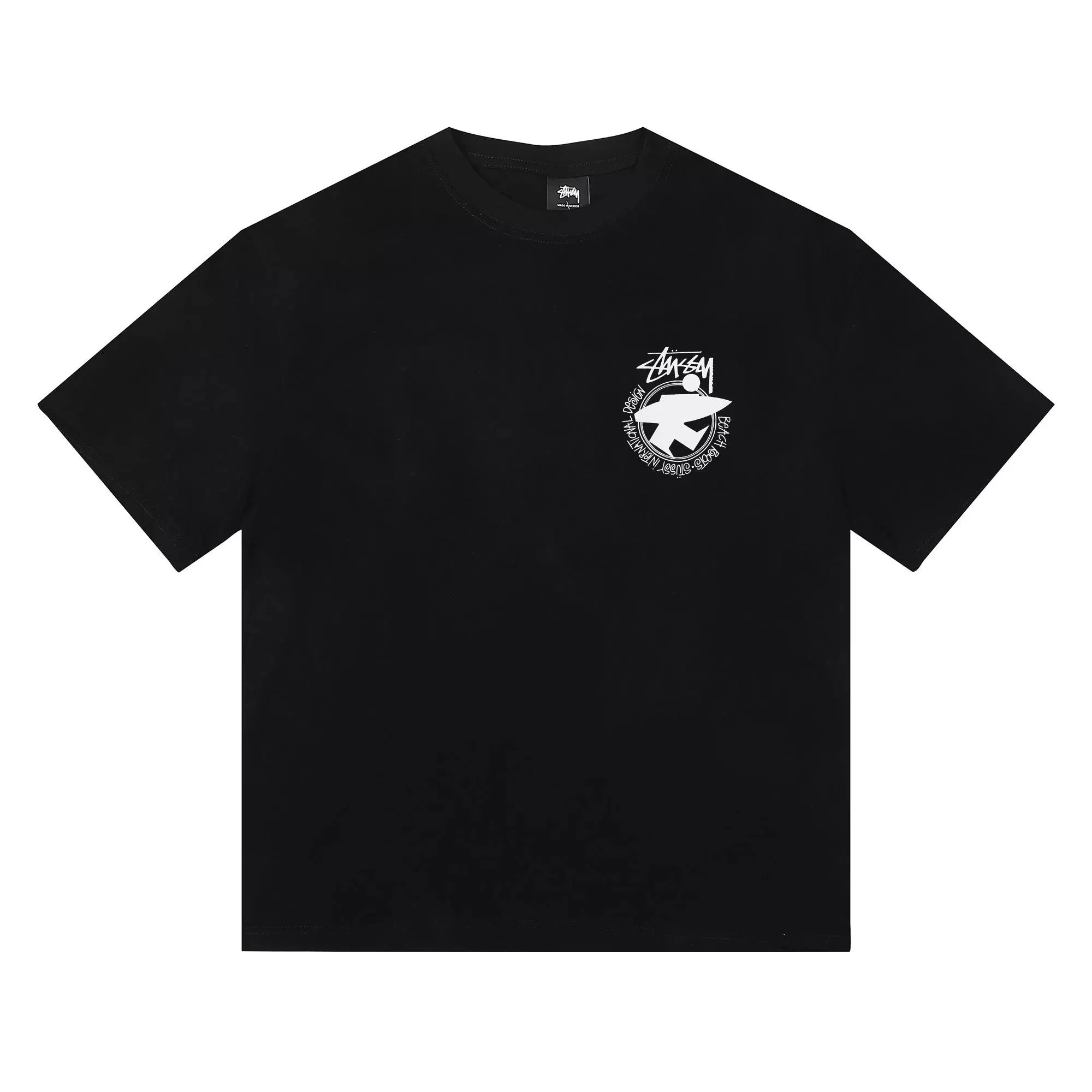 Stüssy T-Shirts Short-Sleeve Crew Neck Logo Graphic — 34