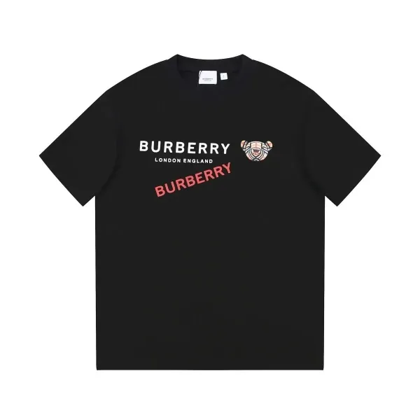 Burberry Thomas Bear Graphic T-Shirt Black - 1