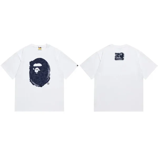A Bathing Ape 30th Anniversary Camo Ape Head T-Shirt White - 1