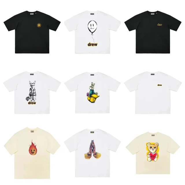 Drew House T-Shirts Logo Graphic Crewneck T-Shirt product detail image 1
