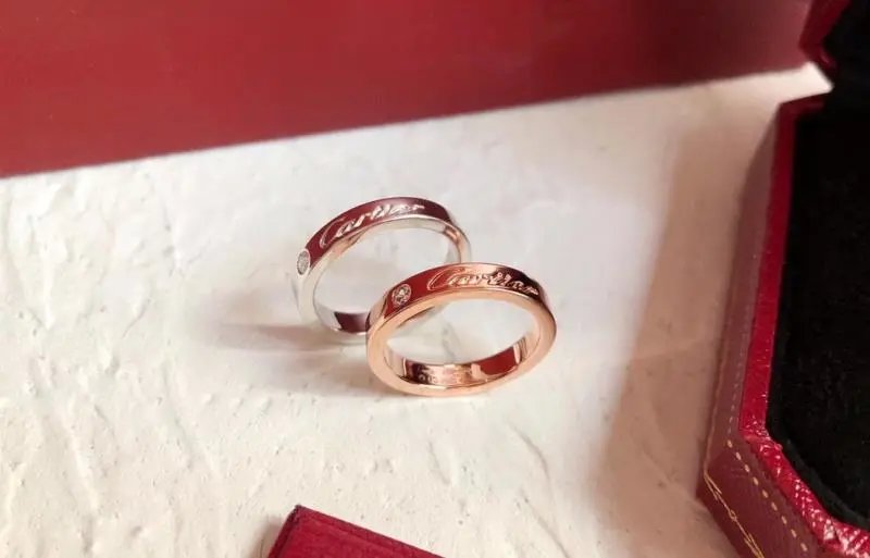 Cartier Love Ring White Gold Diamond Ring - 6