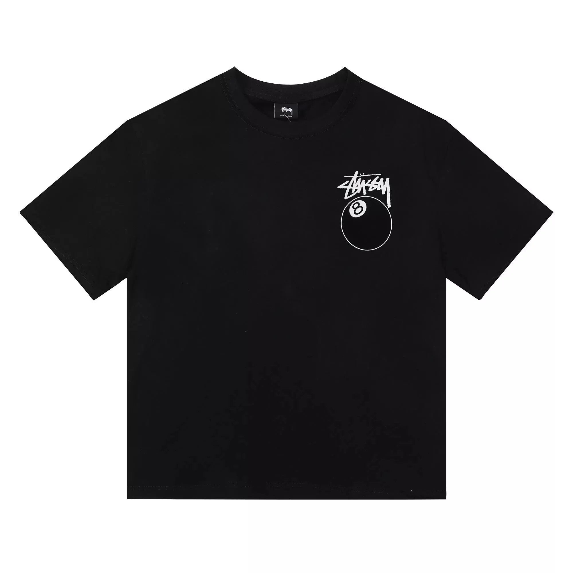 Stüssy T-Shirts Short-Sleeve Crew Neck Logo Graphic — 32