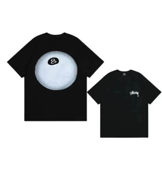 Stüssy 8-Ball Graphic T-Shirt Black - 1
