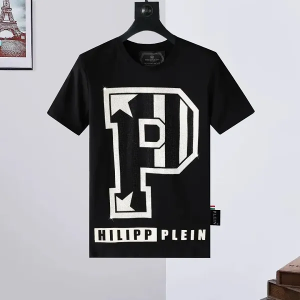 Philipp Plein Logo-Embellished Black T-Shirt - 1